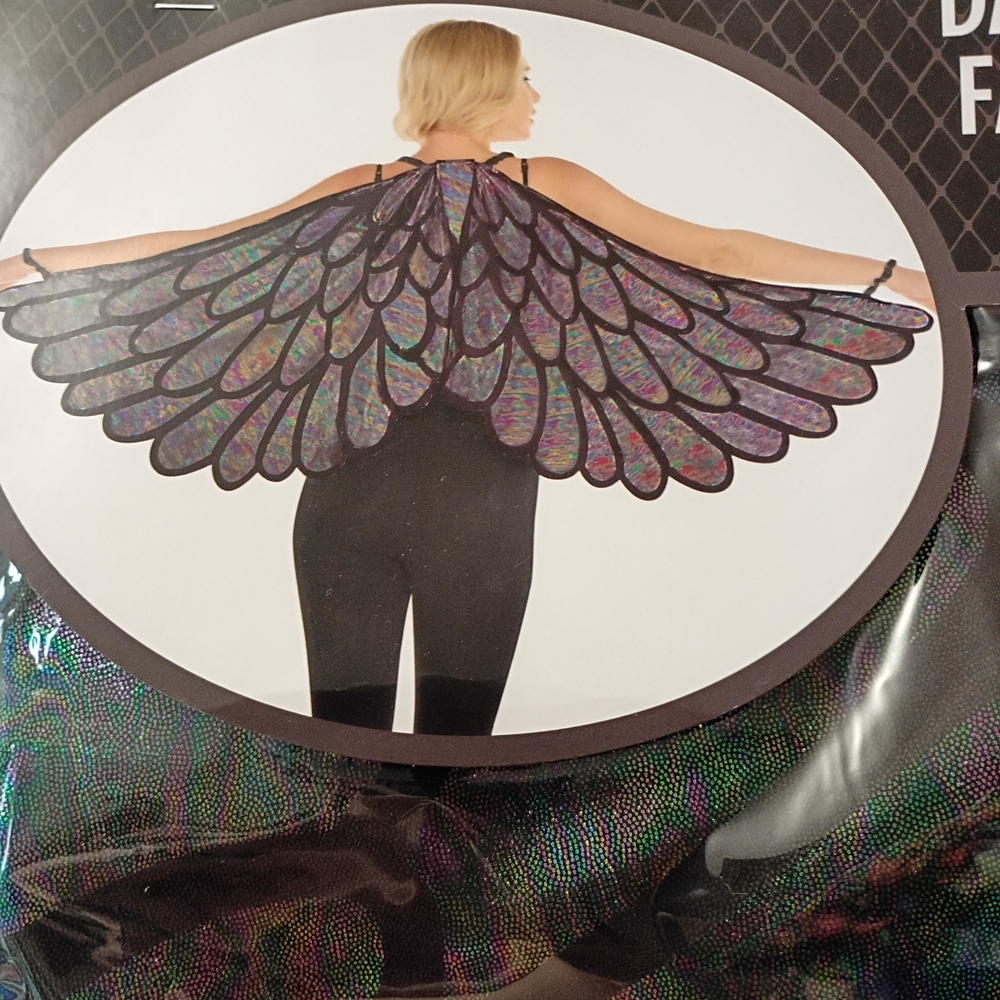 Colorful Winged Costume Accessory